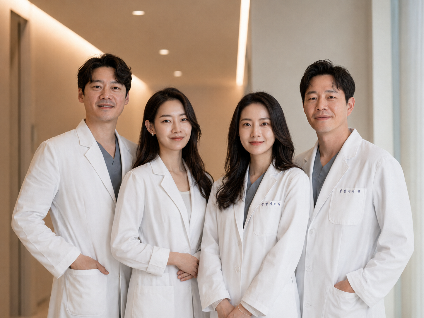 라일락성형외과 의료진 단체 사진